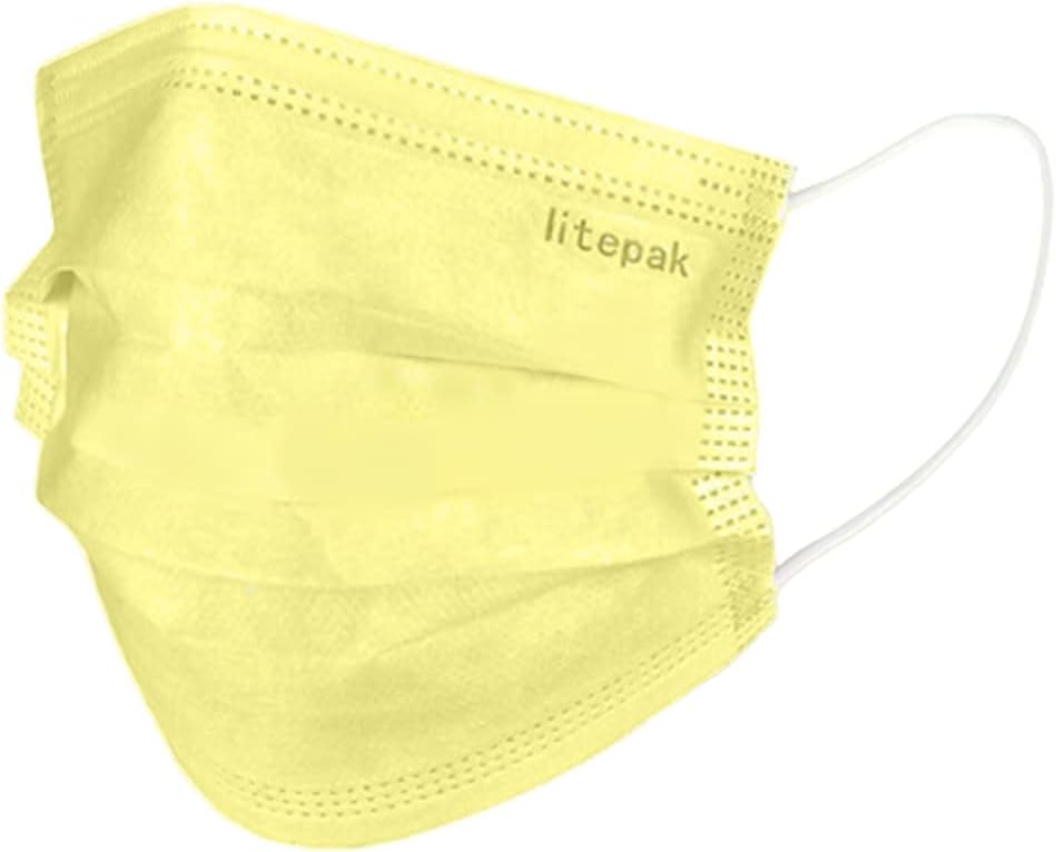 Litepak 500pcs Premium Disposable Face Mask SOFT 3ply Nose Wire