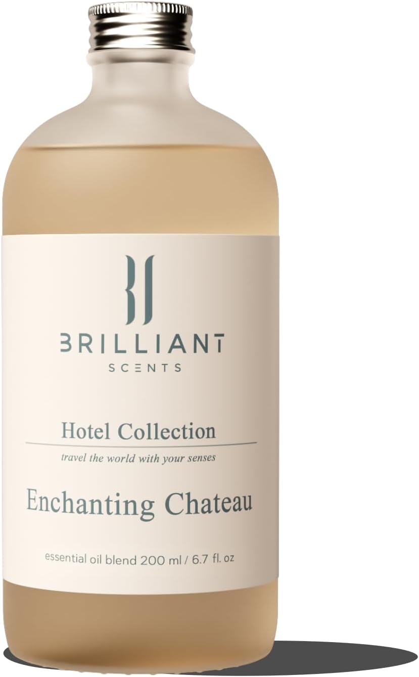 Brilliant Scents Enchanting Chateau Scent | Dewy Gardenia, Night Blooming Florals | Inspired by: The Roosevelt Hotel | Luxury Home & Business Scent | Fragrance Oil | 200ML