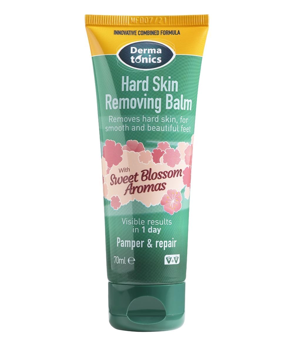 Dermatonics 10% Urea Callus Removing Cream – Removes Hard Skin, Moisturizes and Rehydrates Racked, Rough, Dead and Dry Skin – for Feet, Elbows, and Hands, 2.37 fl oz. Tube, 3 Pack