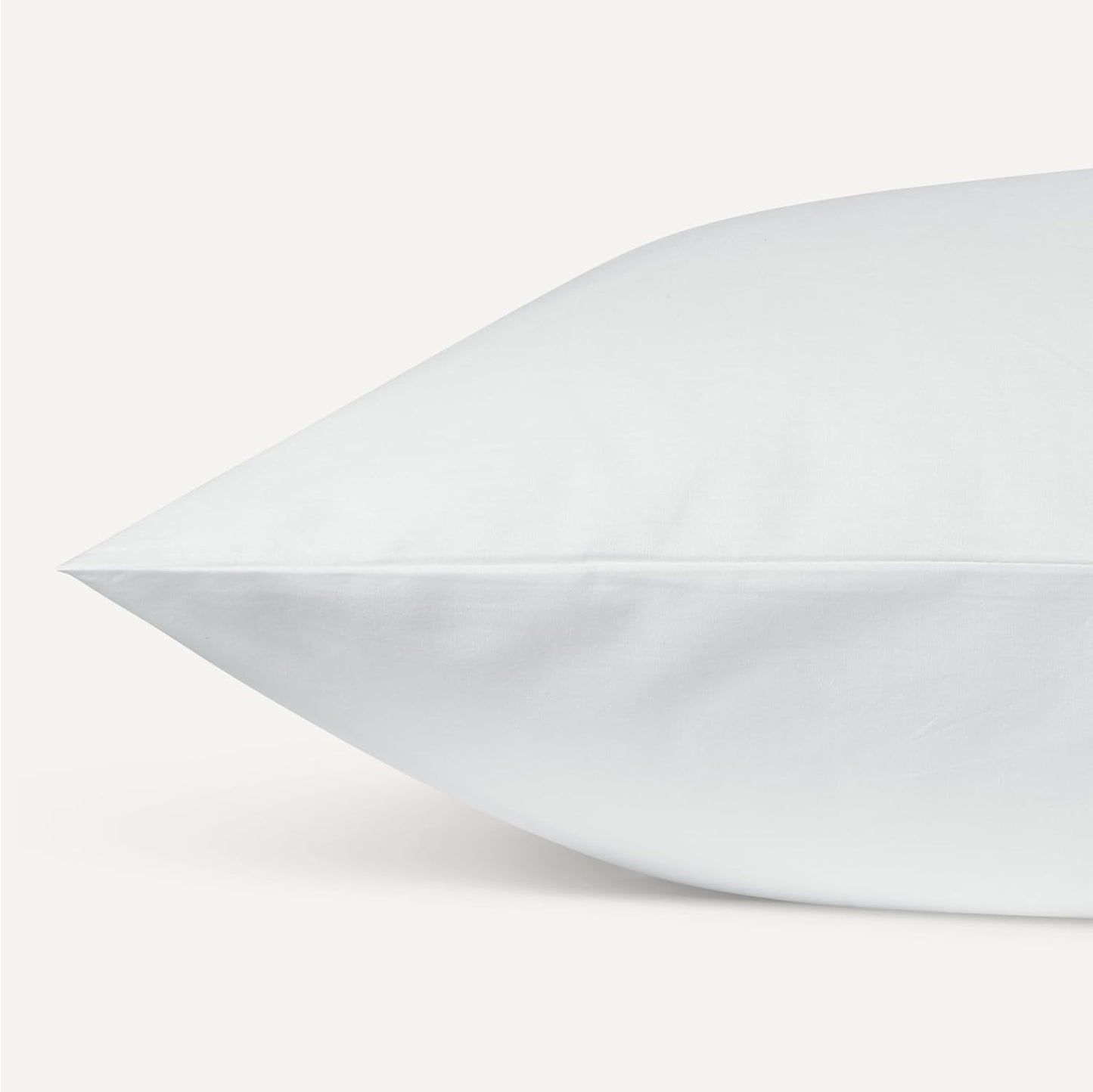 Amazon Basics Soft Organic Cotton Sheet Set with 1-Piece Pillowcase, White, Twin