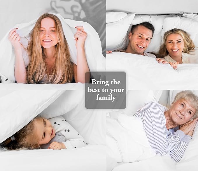 1000 Thread Count 100% Egyptian Cotton Duvet Cover Super King Size Cotton White Long Staple Quilt 120"x120" Silky Soft, Breathable with Zipper -1 Piece All Season Duvet Cover Set for Comforter