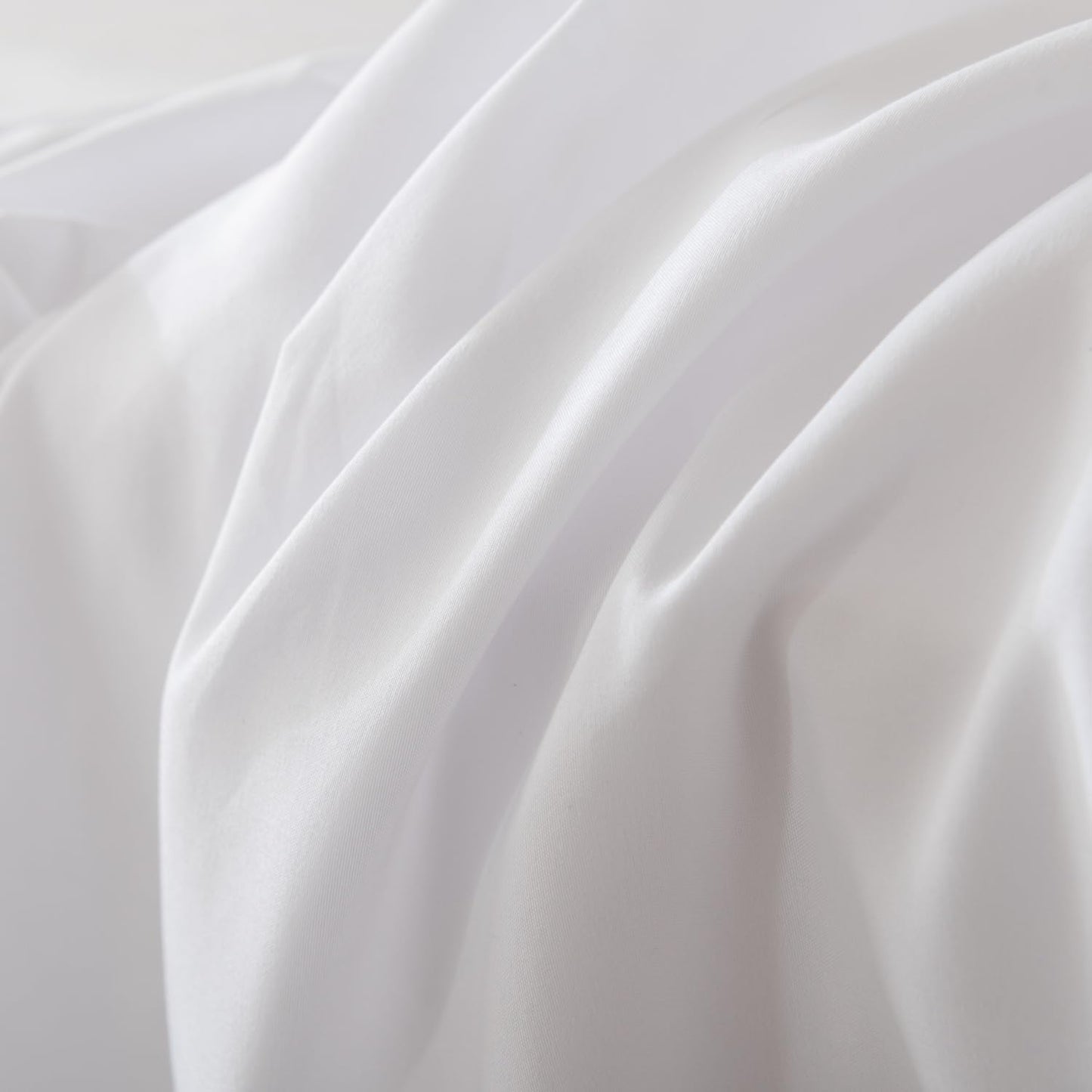 Dorm Room Bed Skirt, College Extra Long Dorm Bed Skirt with Split Corners, 100% Microfiber-White, Twin-XL/46 Drop
