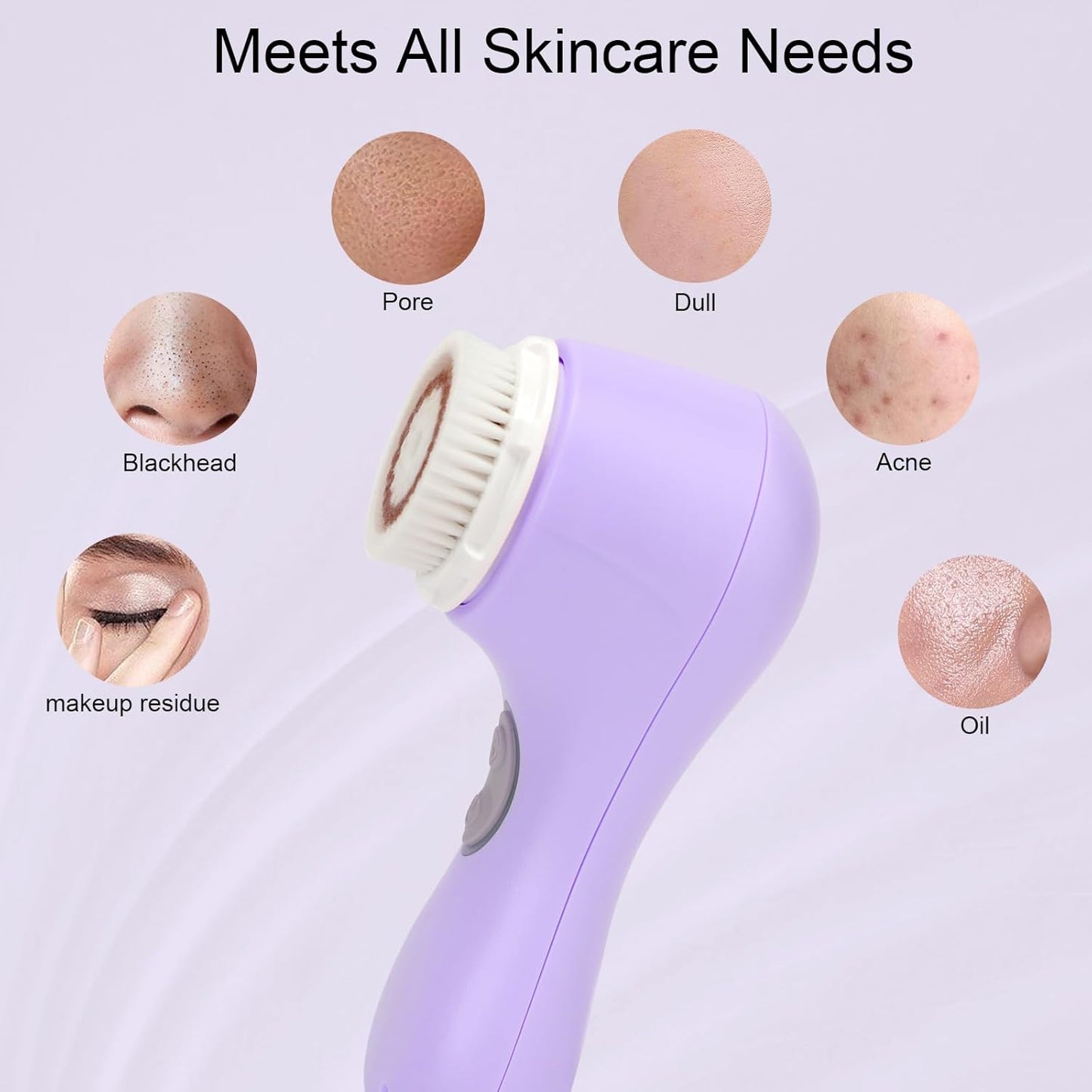 Clarisonic Mia 2 Acoustic Wave Facial Skin Facial Cleansing Brush (Lavender)