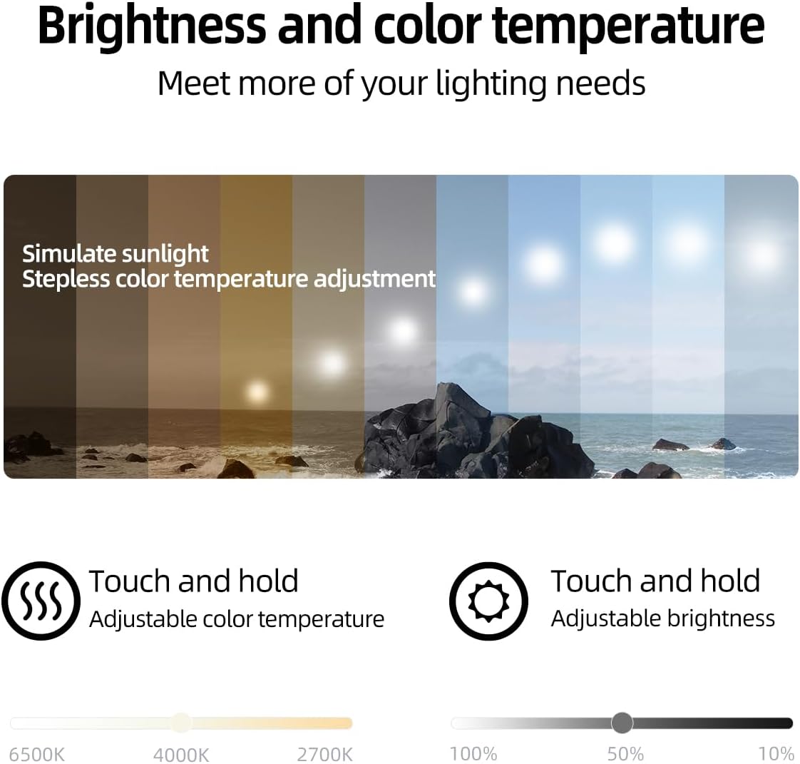36" x 24" Arched LED Bathroom Mirror, Frameless, Backlit Vanity Mirror with Lights, Wall Mounted Lighted Mirror, Dimmable 3-Color Shatter-Proof Arch Smart Mirror, UL-Listed, CRI≥93