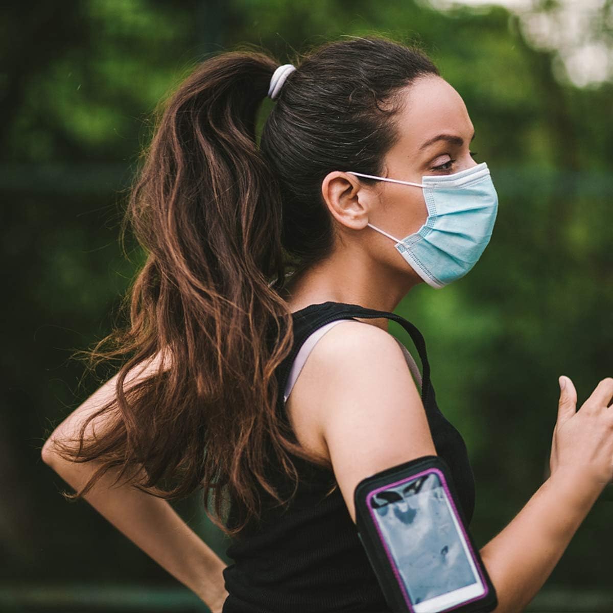 500 Pack Disposable Face Masks (5 Boxes, 100pcs/Box) Blue Face Masks for Protection