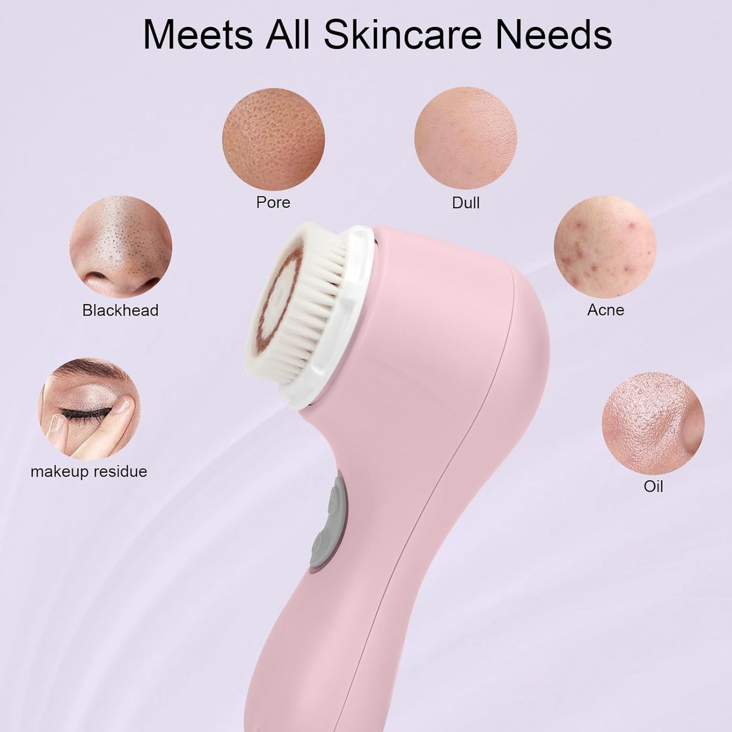 Clarisonic Mia 2 Acoustic Wave Facial Skin Facial Cleansing Brush (Pink)