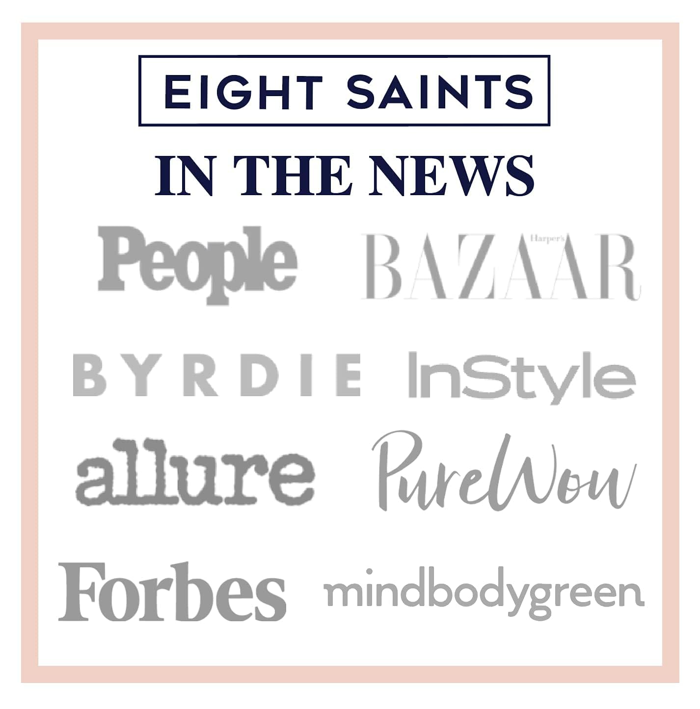 Eight Saints Bright Side Cream Facial Cleanser, Moisturizing Non-Foaming Daily Face Wash, Natural and Organic, Gentle and Effective Facial Cleanser, Makeup Remover, Nourishing and Hydrating, 2oz