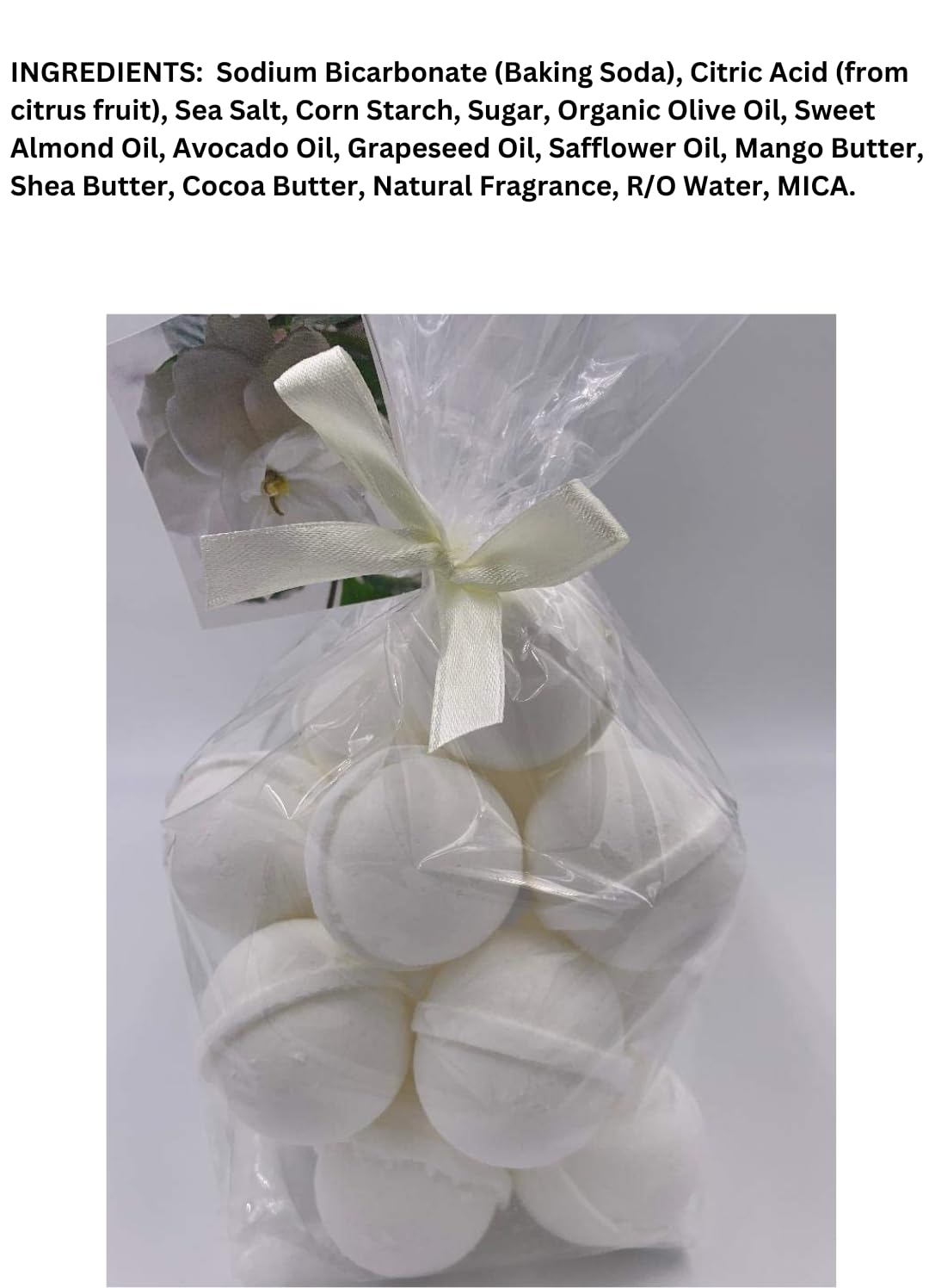 Spa Pure GARDENIA Bath Bomb - 14 Bath Fizzies with Shea Butter, Ultra Moisturizing (12 Oz) ...Great for Dry Skin (Gardenia)
