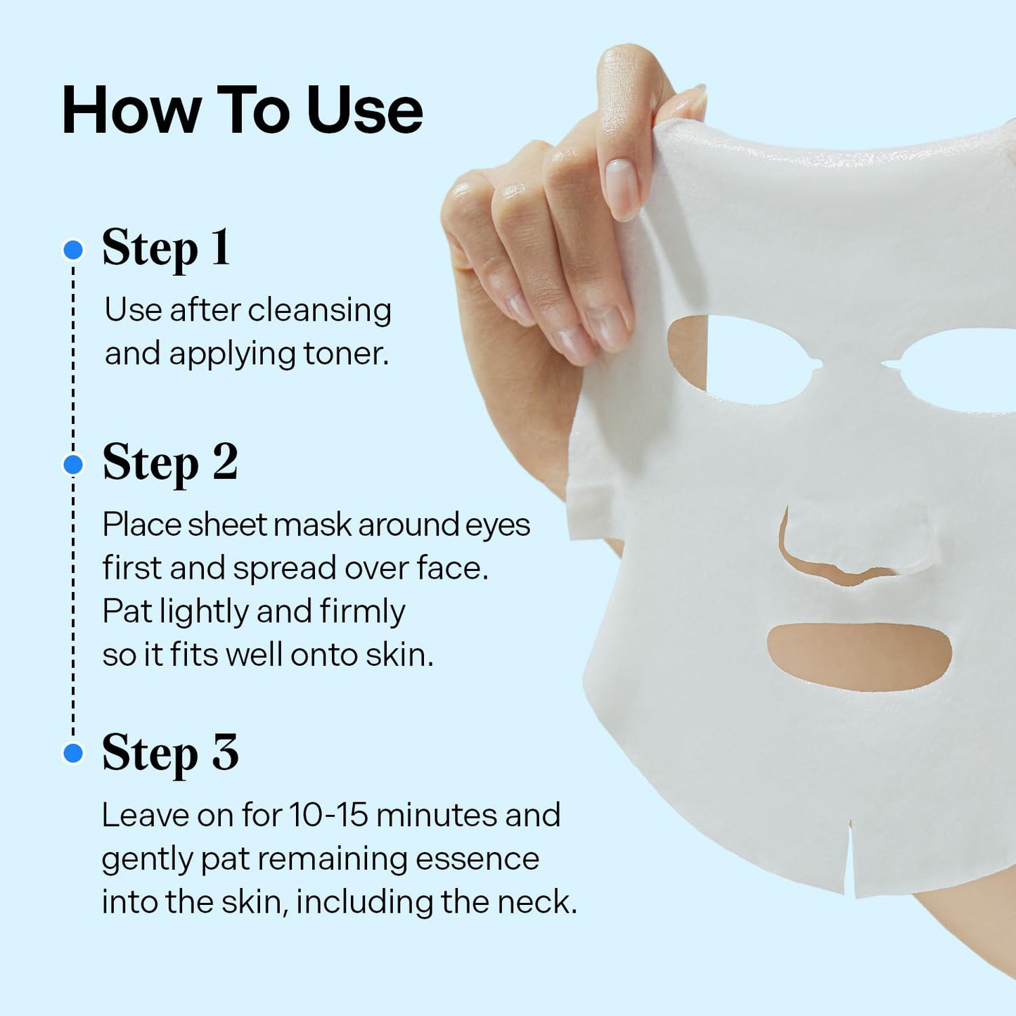 Torriden DIVE IN Hyaluronic Acid Facial Mask (10 sheets) | Deep Hydration Korean Face Sheet Mask | Panthenol & Allantoin | Great Holiday & Christmas Gift Stocking Stuffer