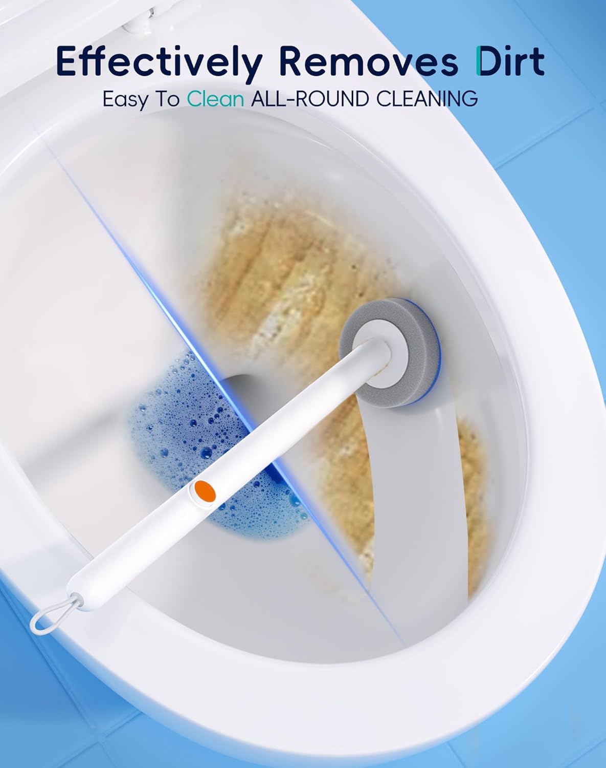 Disposable Toilet Cleaning System - Toilet Wand Kit with 36 High-Performance Refills, Wall Mounted Brush and Holder for Deep Cleaning Bathroom (Only contains 36 Refills)