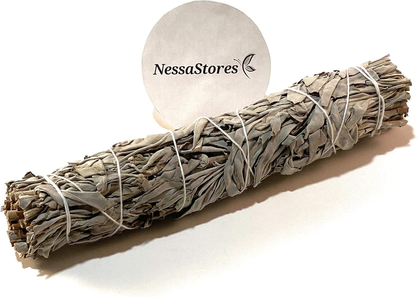NessaStores 5 pcs California White Sage Extra Large Smudge Sticks, 9-Inch Hand Tied, All Natural, Ethically Sourced for Home Cleansing, Stress Relief, & Clearing Negative Energy JC-139
