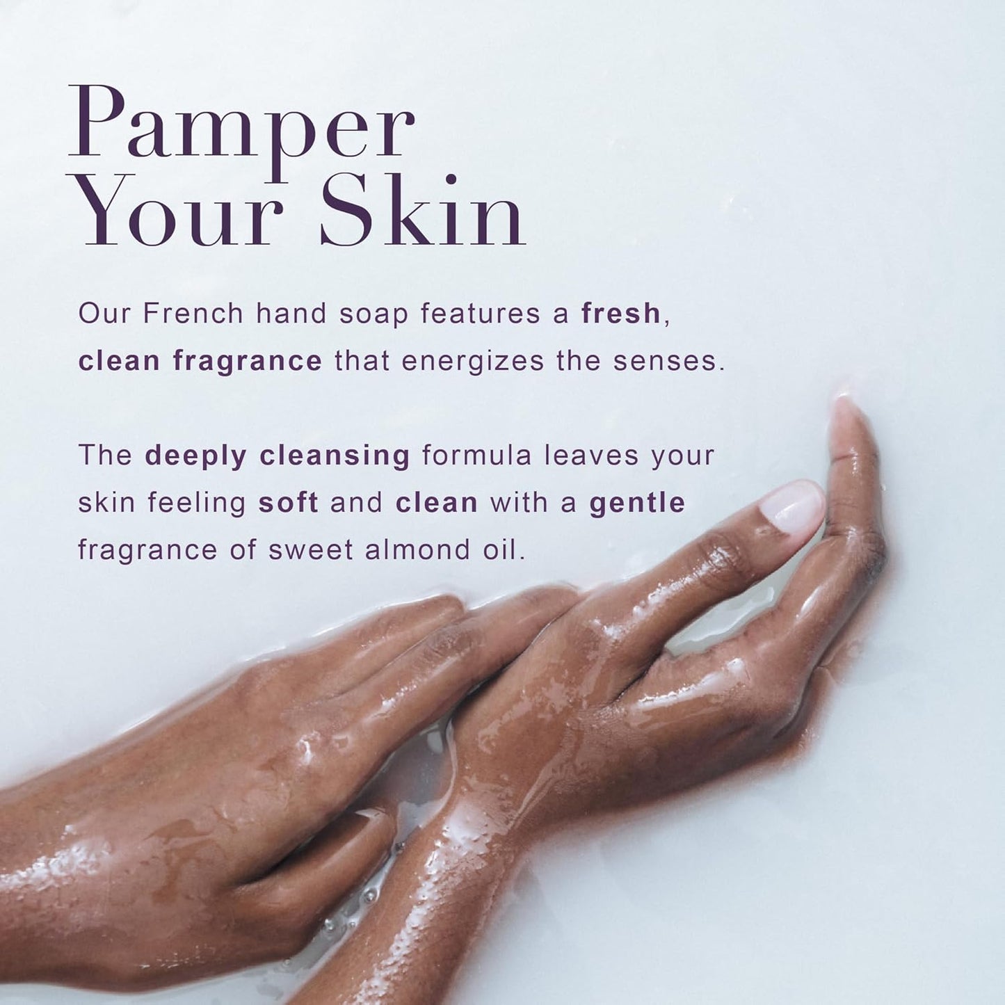 A LA MAISON French Hydrating Liquid Body Wash, Lavender Aloe - Natural Body Wash Made with Essential Oils - Biodegradable, Plant-Based, Vegan, Cruelty-Free, Alcohol & Paraben Free (25.36 oz, 2 Pack)