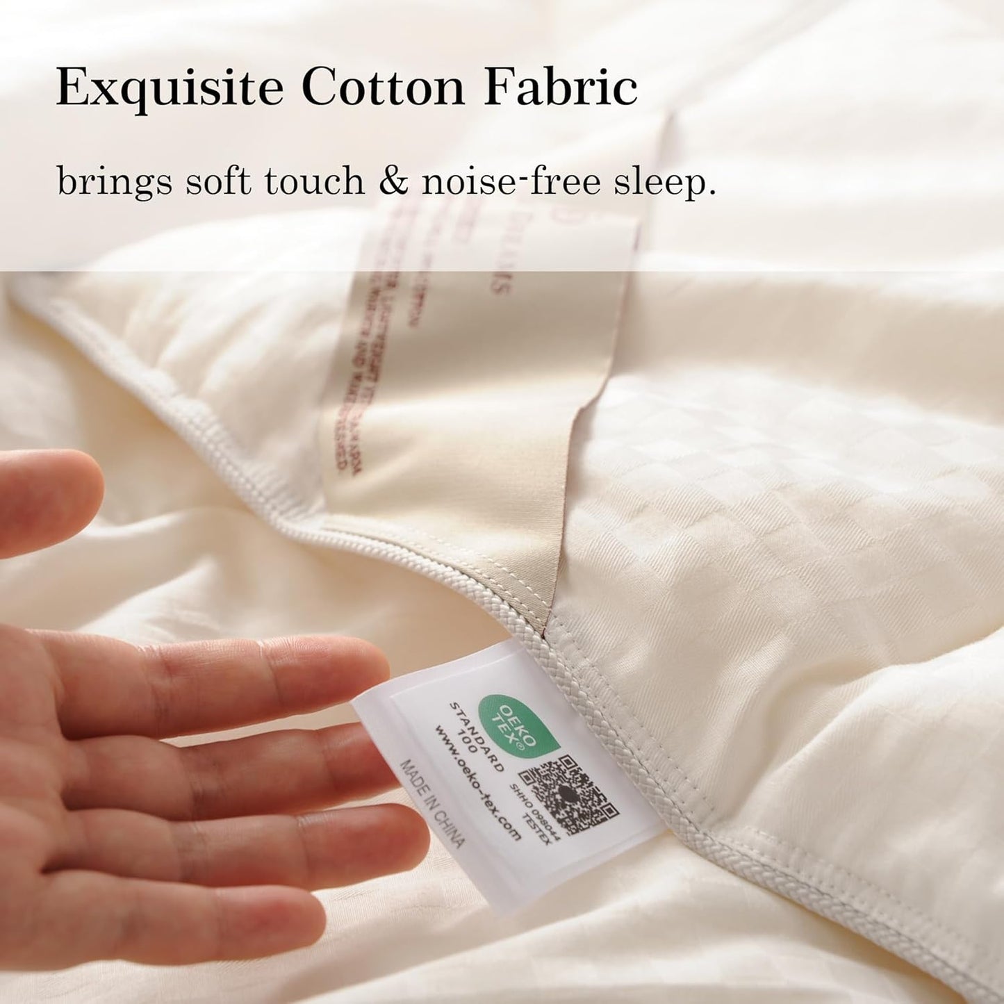 CUDDLE DREAMS Wool Comforter Duvet Insert, 100% Australian Wool Filling with Soft Noiseless Cotton Shell, Natural Warmth (Lightweight for Summer, King)