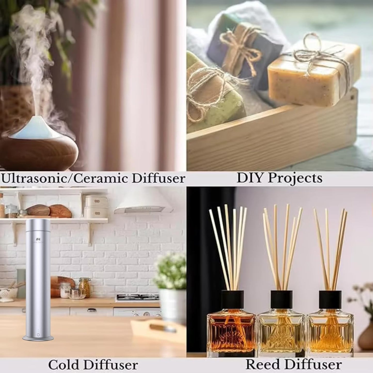 Hotel Scents Diffuser Oil Cabana - Aromatherapy Fragrance Inspired by Ritz Carlton Diffuser Scent - Luxurious Aromatherapy Oil with Bergamot, Jasmine, Marine - Luxury Home Scents Refill - 500mL