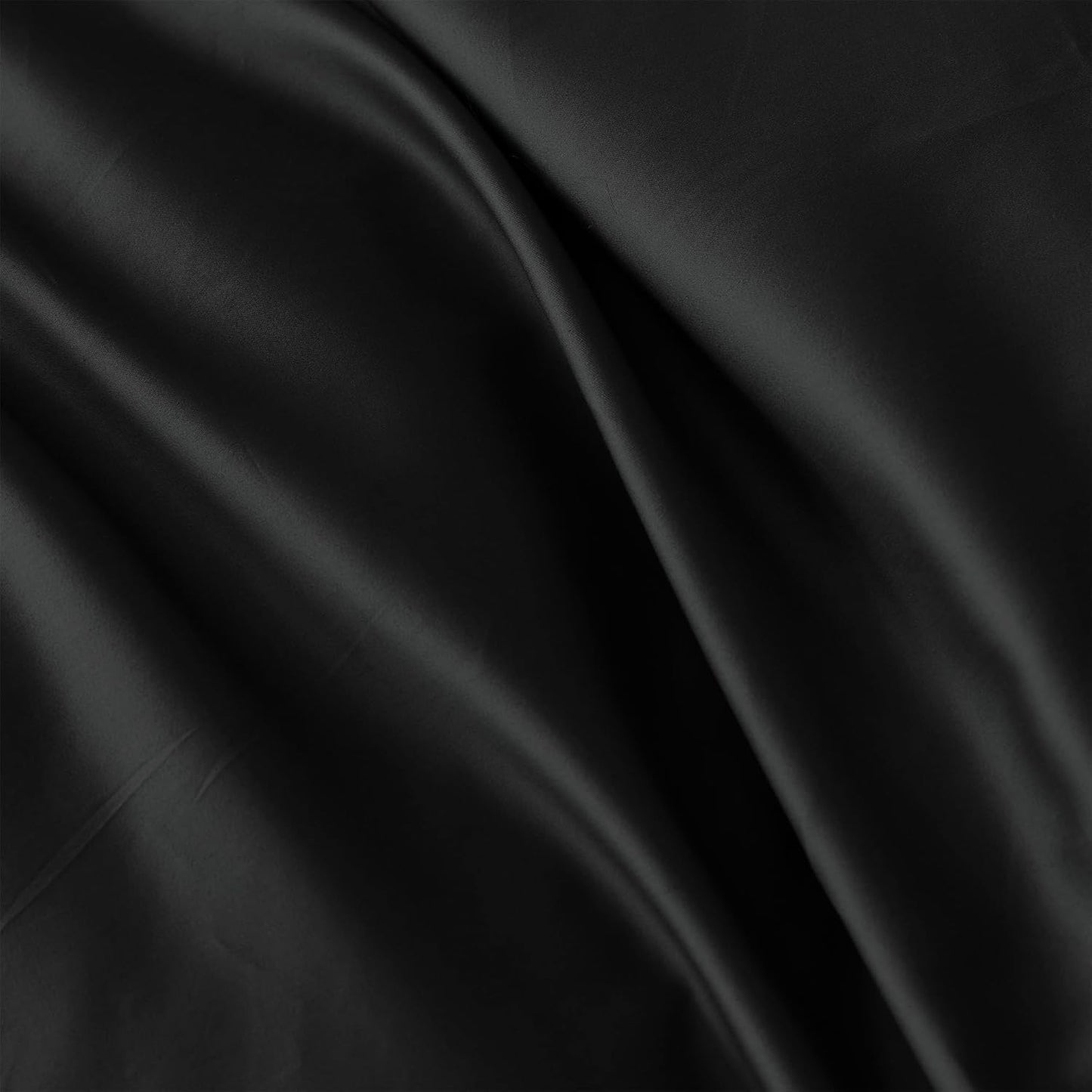PURE ERA Duvet Cover Set 800 Thread Count Long Staple Cotton Sateen Soft Luxurious Smooth 3 Piece Set Black Full