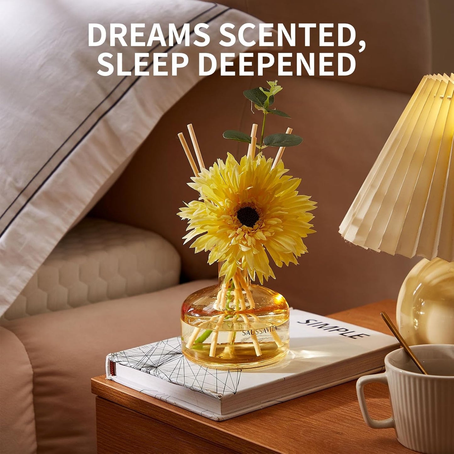 Reed Diffusers Set Orchard Reverie Scent, Reed Diffuser for 120 Days, 7.10 oz Diffusers for Home with 7 Diffuser Sticks, Perfect for Bathroom, Shelf Decor, Air Fresheners