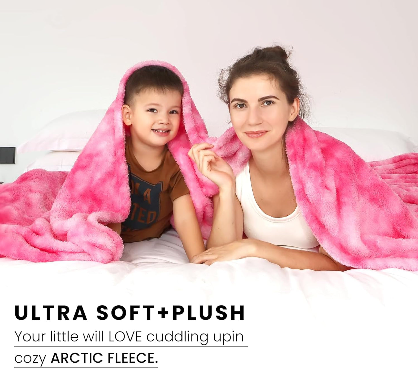 Fleece Throw Blanket Cozy Soft Lightweight Throw Blankets Warm Plush Pink Fall Blankets and Throws Couch Sofa Bed Camping Travel Picnic Outdoor Blanket Bedding Kid Baby Boys Girls Adults