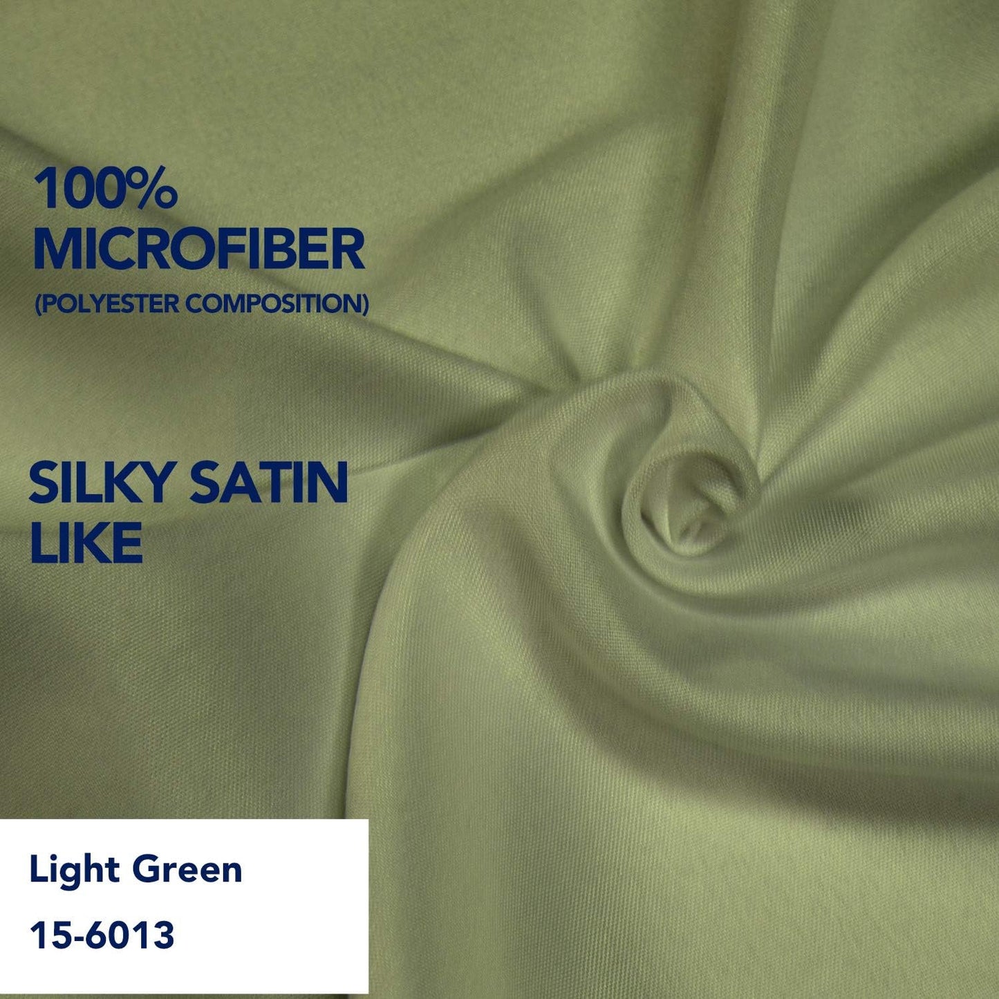 PureFit Wrap Around Ruffled Bed Skirt with Adjustable Elastic Belt - 18 Inch Drop Easy to Put On, Wrinkle Free Bedskirt Dust Ruffles, Bed Frame Cover for Twin,Twin XL and Full Size Beds, Light Green