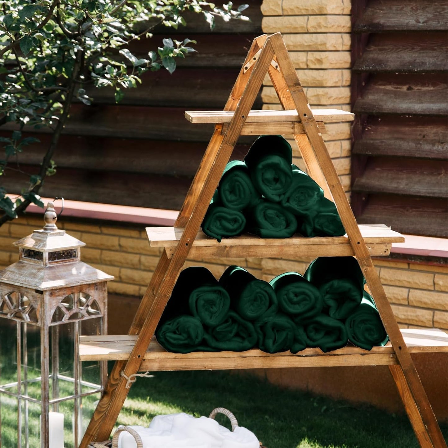 24 Packs Fleece Throw Blanket Soft Warm Lightweight Fleece Blanket Cozy Throw Bulk for Bed Couch Sofa Home Office Wedding Gifts Suitable for Seasons, 50 x 60 Inches(Turquoise Green)