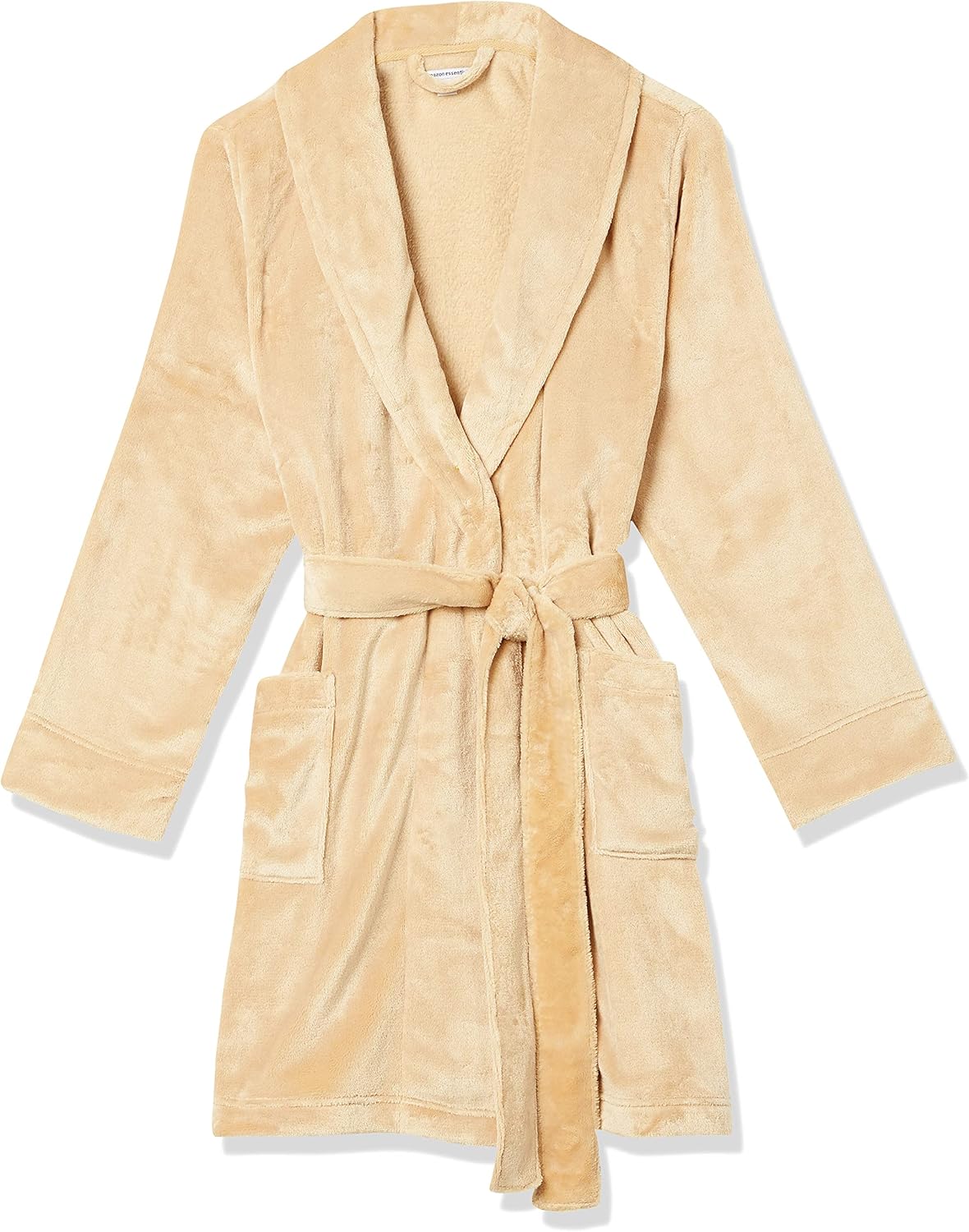 Amazon Essentials Women's Mid-Length Plush Robe (Available in Plus Size)
