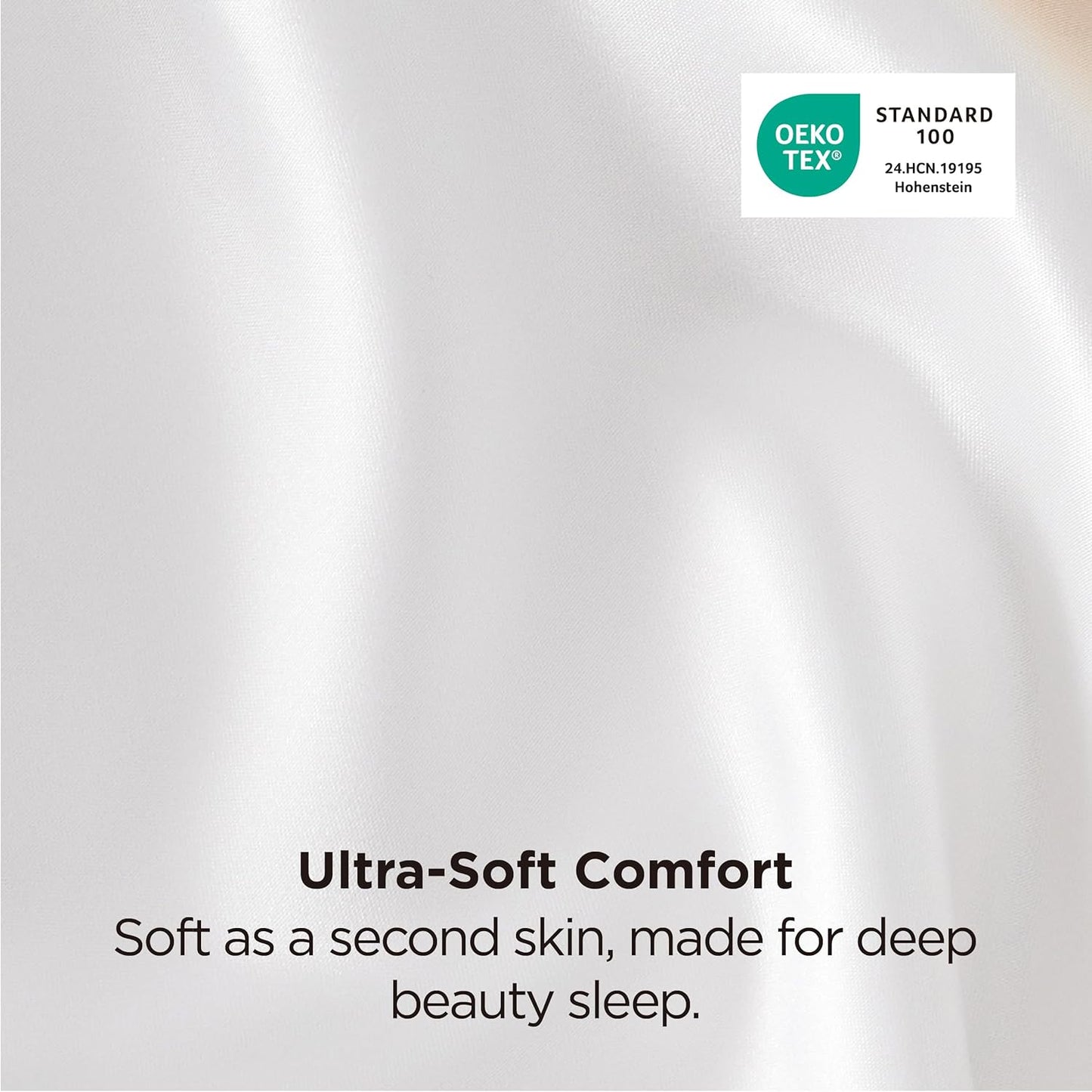 Bedsure King Size Satin Pillowcase Set of 2 - Pure White Silky Pillow Cases for Hair and Skin with Envelope Closure, Similar to Silk Pillow Cases, Gifts for Women Men, 20x36 Inches, 2pcs