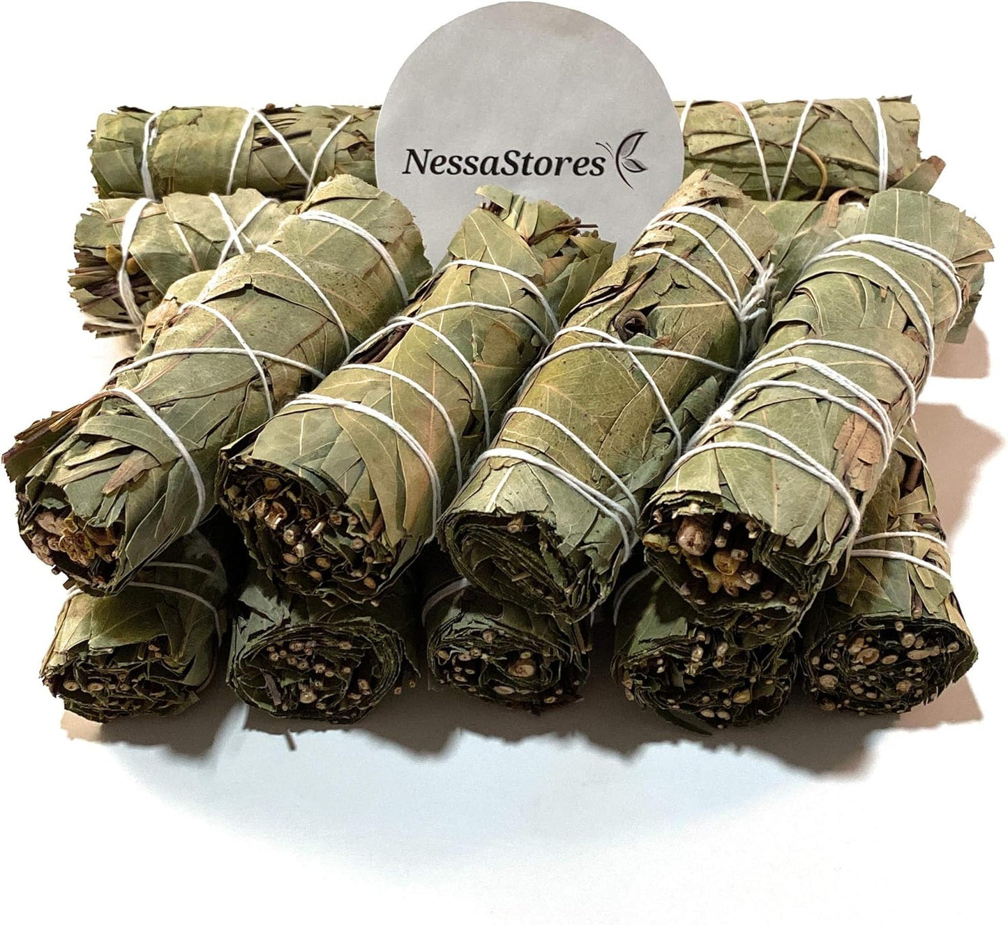 NessaStores - Bay Leaves Smudge Stick 4" Bundle #JC-169 (16 pcs)