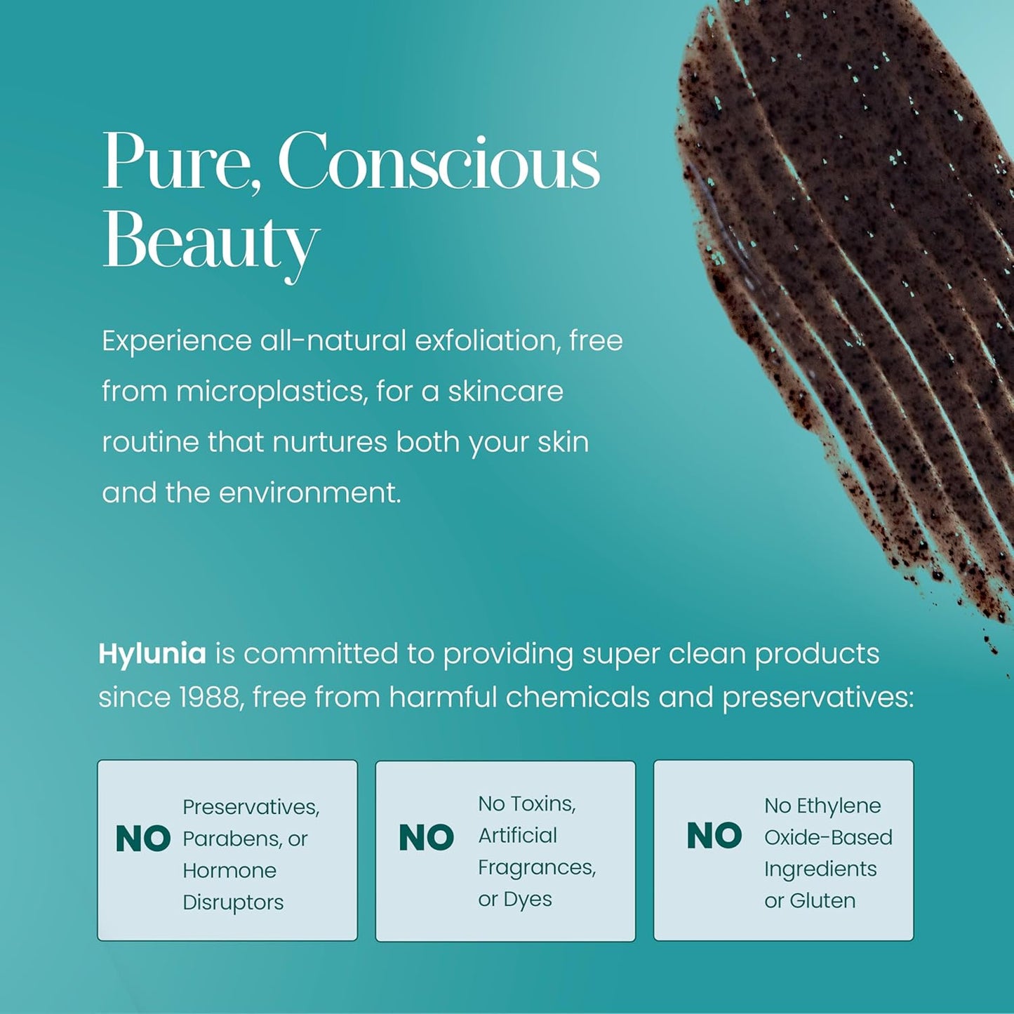 Hylunia Skincare Grape Seed Facial Scrub ā Gentle Exfoliating Face Scrub with Ground Grape Seed, Bentonite Clay, and Alpha Hydroxy Acid for smooth, glowing skin and refined pores, 5.1oz