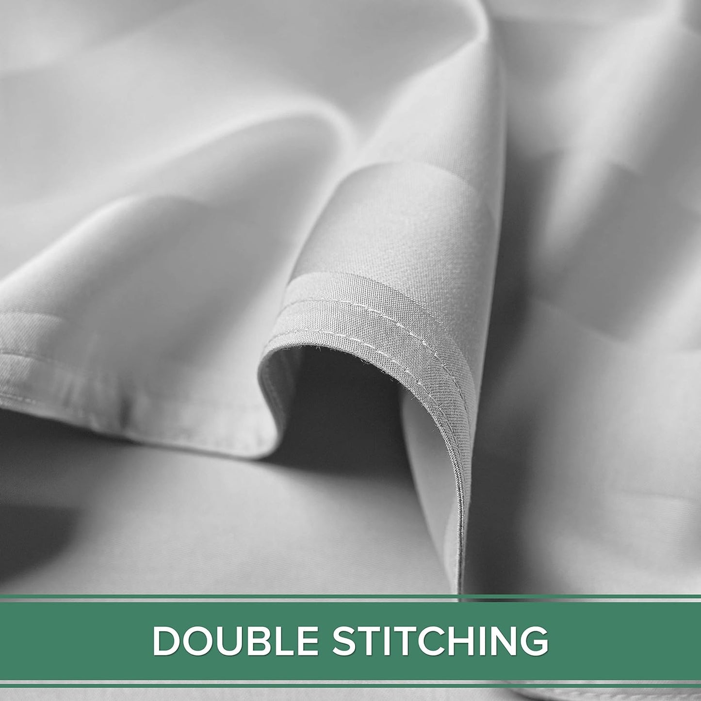 Twin Sheets by Pure Bamboo, Genuine 100% Organic Viscose Derived from Bamboo Bed Sheet Set, Luxuriously Soft & Cooling, Double Stitching, Lifetime Quality Promise (Twin, Jacquard White)