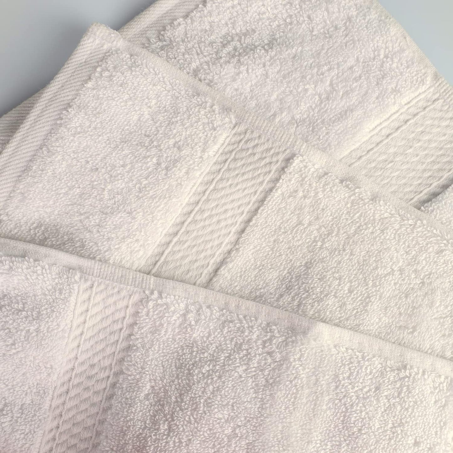 Superior Egyptian Cotton Pile 8 Piece Towel Set, Includes 2 Bath, 2 Hand, 4 Face Towels/Washcloths, Ultra Soft Luxury Towels, Thick Plush Essentials, Guest Bath, Spa, Hotel Bathroom, Cream