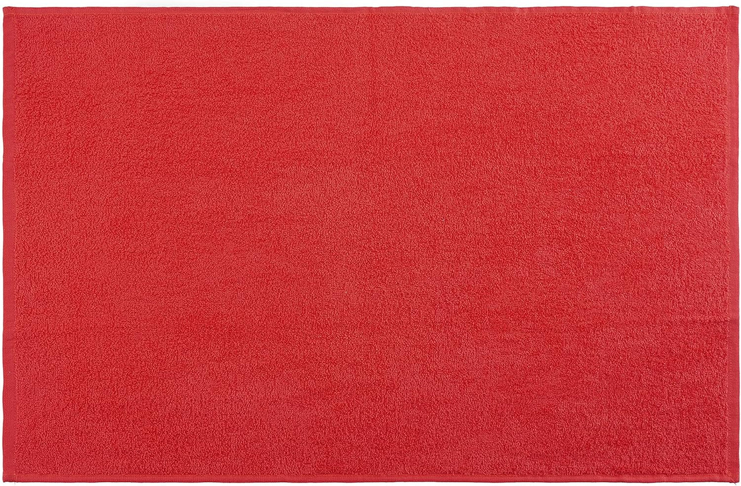 Nautica 100% Cotton Kitchen Towels Set of 3 | 18" X 28" Super Absorbent Reusable Cleaning Cloths, Tea Towels, Hand Towels for Drying Dishes | Red Plaid/Red Dish Towels for Kitchen Shops & Bars
