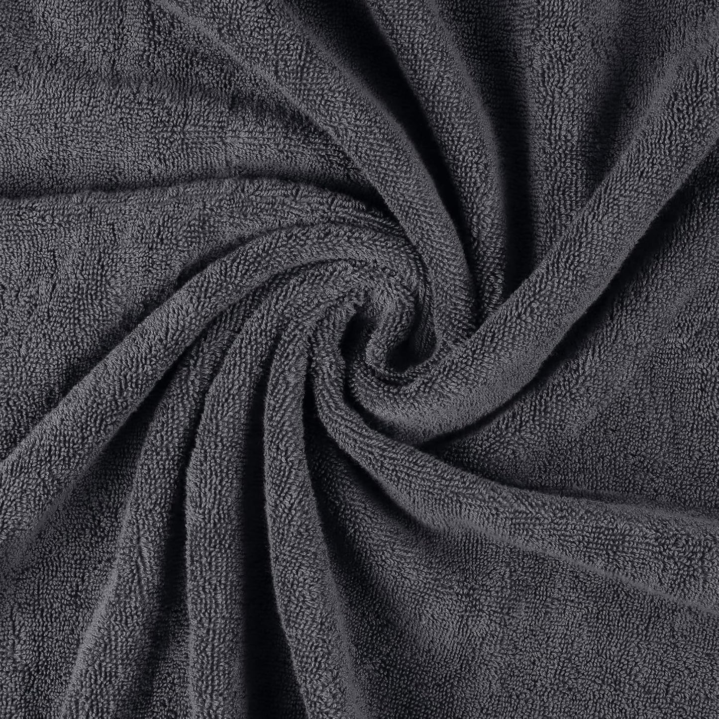 Utopia Towels - Luxurious Jumbo Bath Sheet - 600 GSM 100% Cotton Highly Absorbent and Quick Dry Extra Large Bath Towel - Super Soft Hotel Quality Towel (35 x 70 Inches, Grey) (8 Pack)