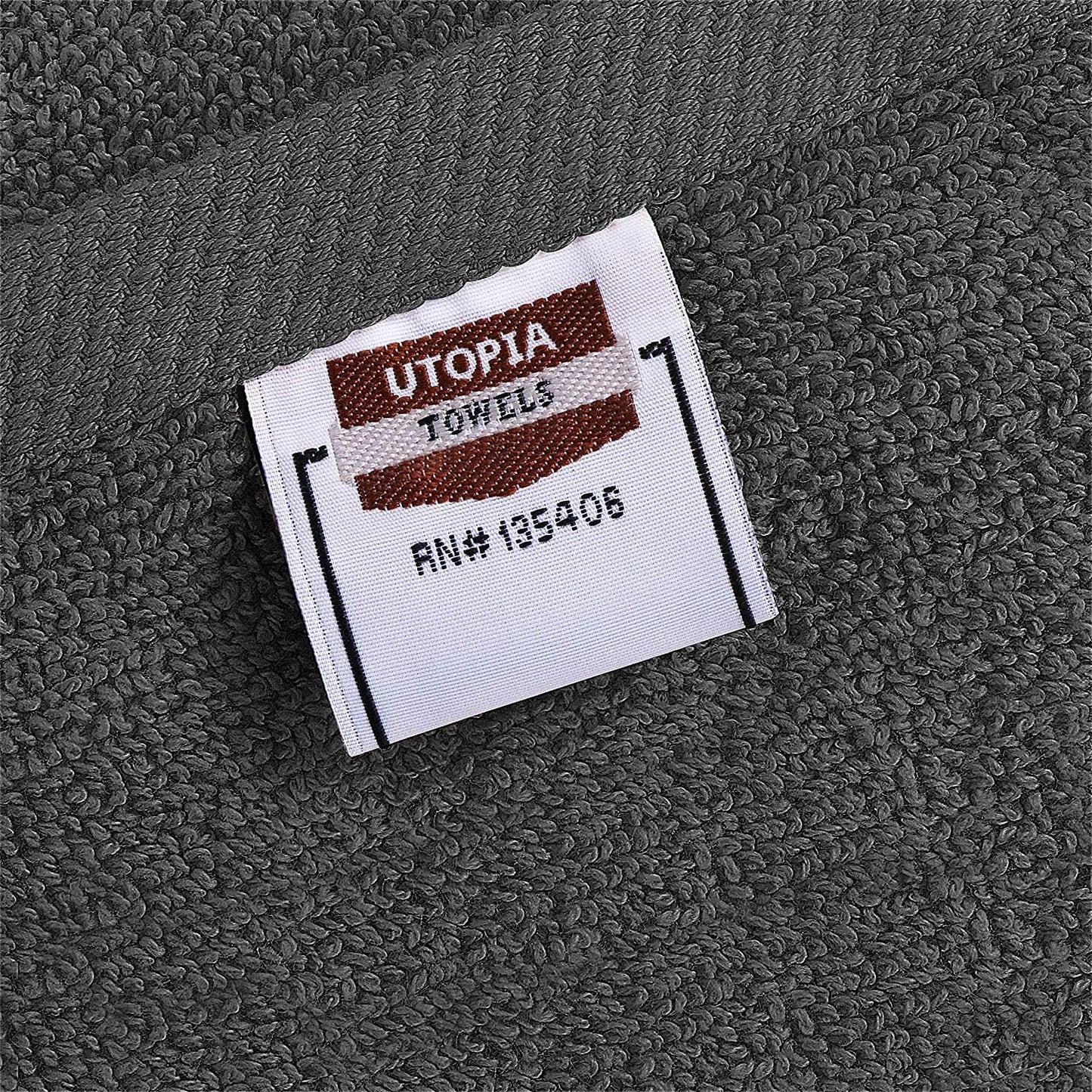 Utopia Towels 72 Pack Premium Hand Towels Set, 16 by 28 inches, 100% Ring Spun Cotton, Ultra Soft and Highly Absorbent 600GSM Towels for Bathroom, Gym, Shower, Hotel, and Spa, Grey