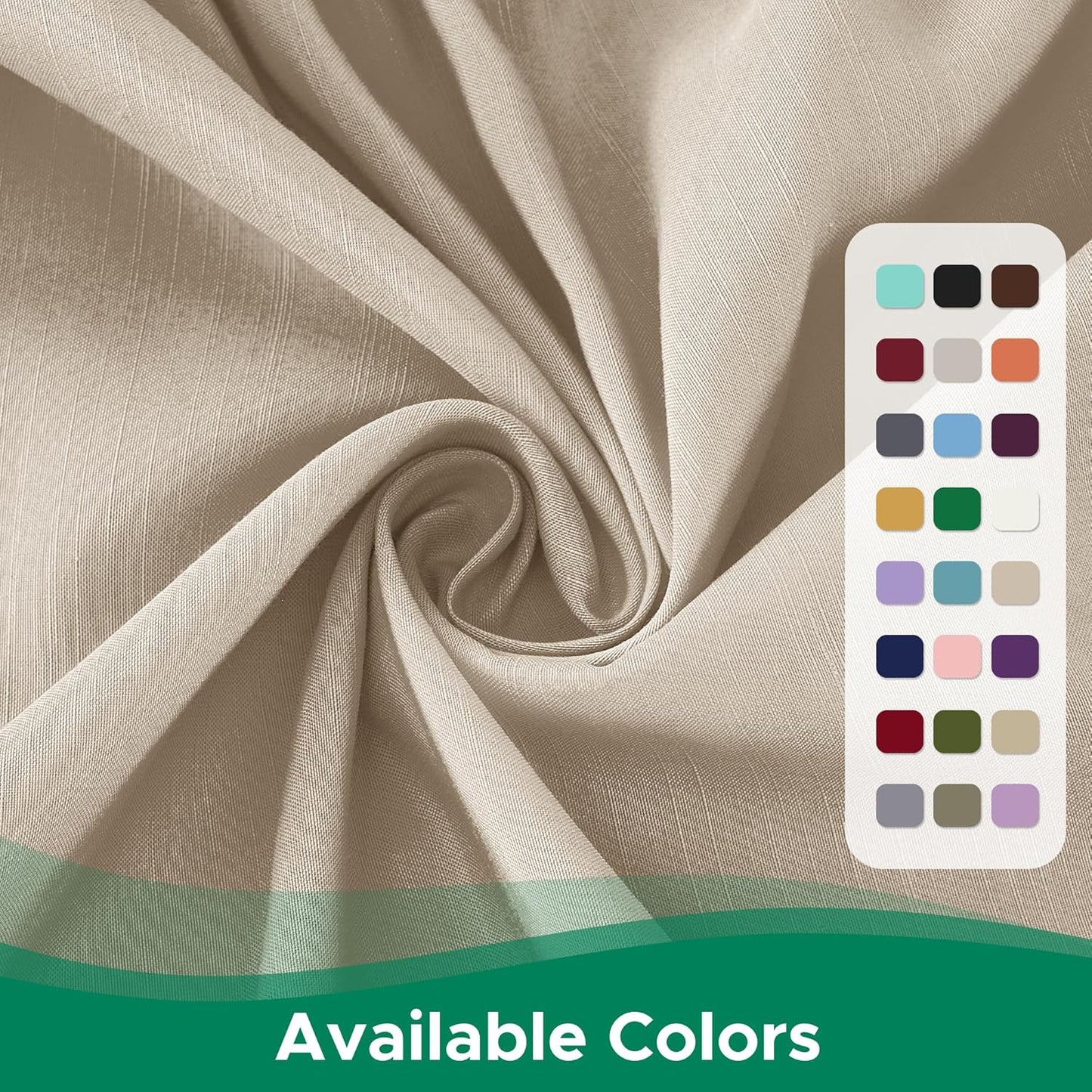 Biscaynebay Wrap Around Bed Skirts for King & Cal King Beds 16" Drop, Light Camel Adjustable Elastic Dust Ruffles Easy Fit Wrinkle & Fade Resistant Silky Luxurious Fabric Solid Machine Washable