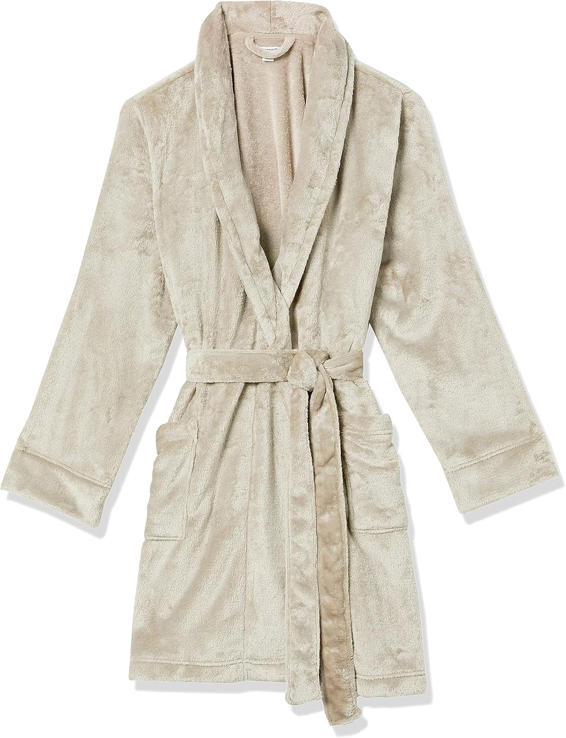 Amazon Essentials Women's Mid-Length Plush Robe (Available in Plus Size)