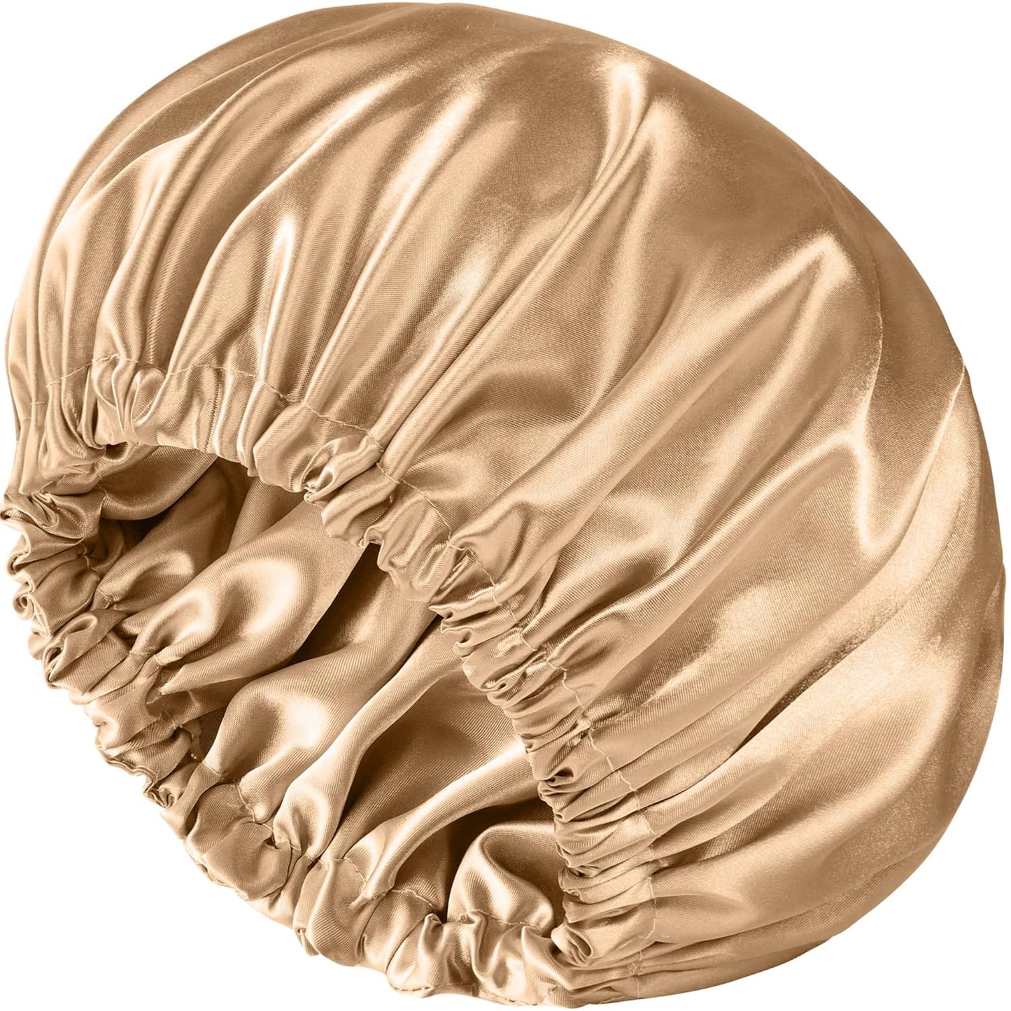 Satin Bonnet Double Layer Silk Bonnet for Sleeping Women Hair Care for Natural Curly