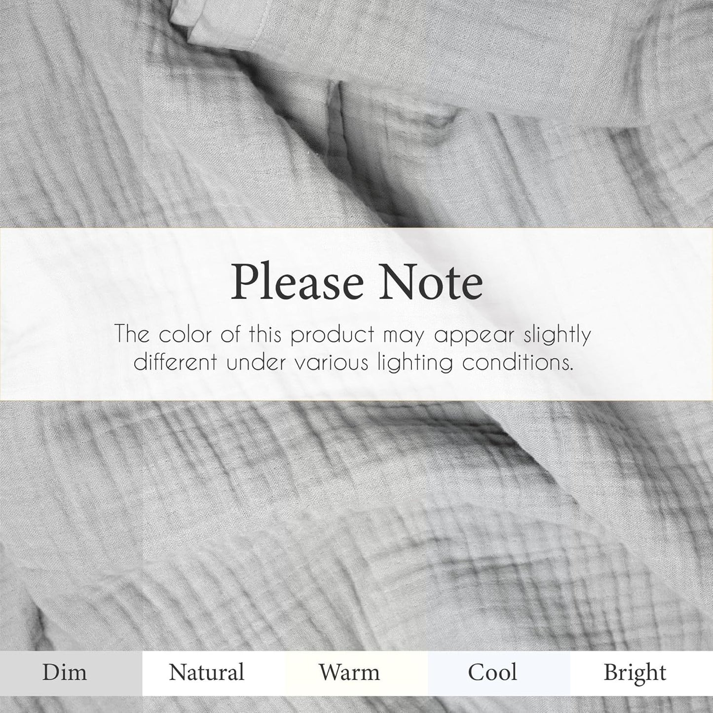 Salt Earth 100% Cotton Muslin Blanket, Gauze Blanket 80"X90" Queen, 4 Layered for Couch, Bed, Living Room,Lightweight, All Seasons Blankets & Throws, Easy wash,Nature & Skin Friendly(Scottish Grey)