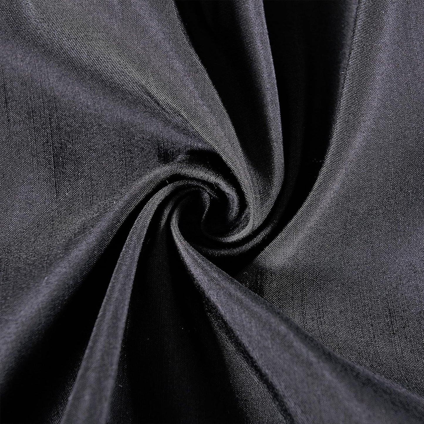 Biscaynebay Wrap Around Bed Skirts for Full & Full XL Beds with Extra Long Drop of 25", Black Adjustable Elastic Dust Ruffles Easy Fit Wrinkle Resistant Silky Luxurious Fabric Machine Washable