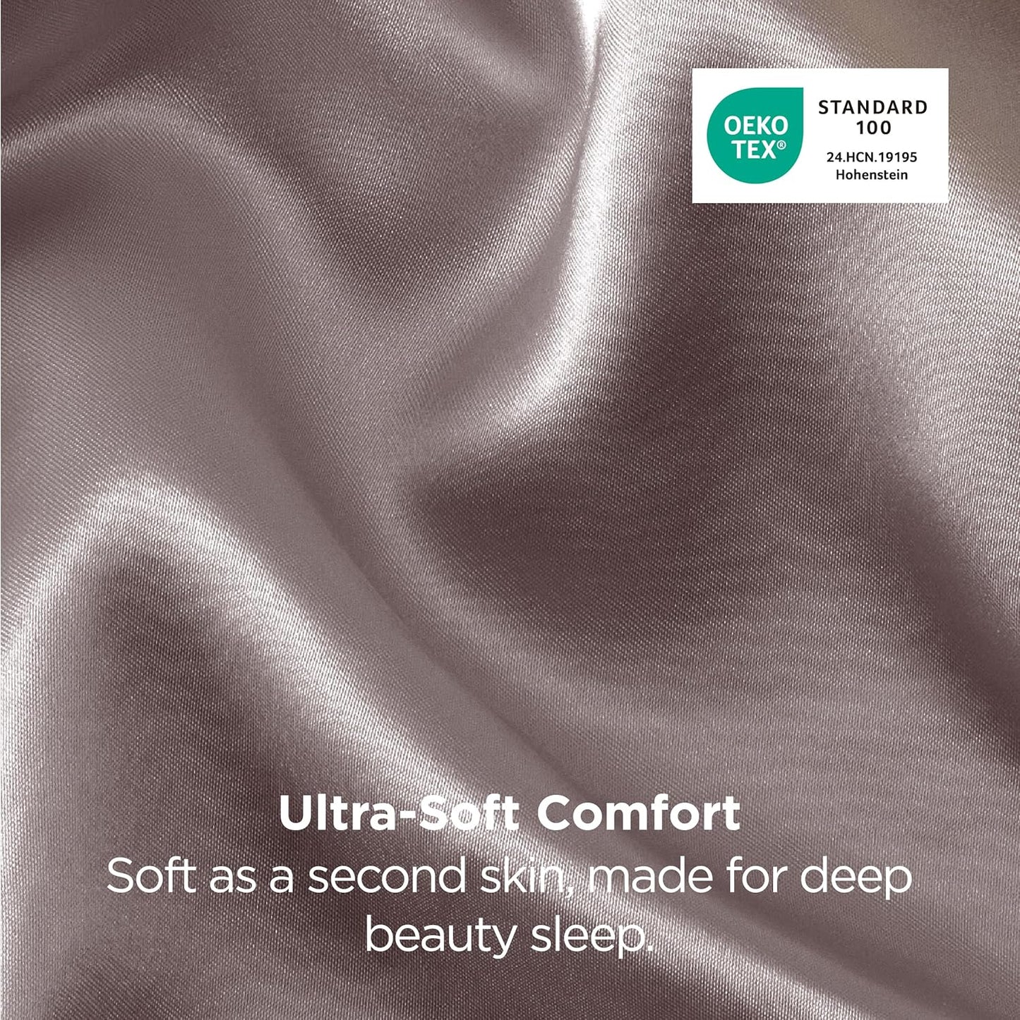 Bedsure Satin Pillowcases, Similar to Silk Pillow Cases Queen Size Set of 2, Pillow Case for Sleeping Women with Envelope Closure, Gifts for Women Men, Dusty Rose, 20x30 Inches, 2pcs