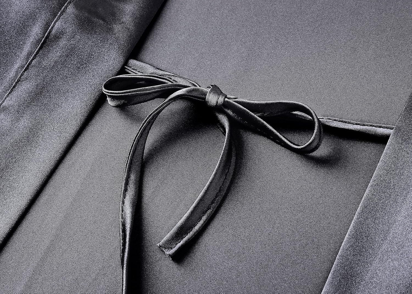 PRODESIGN Satin Kimono Robe Women Long Silky Kimono Bathrobe Sleepwear Wedding Bridesmaid Robe
