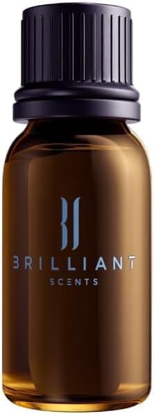 Brilliant Scents Sandalwood Gold Fragrance Oil 50ml - Premium Diffuser Oil for Home, Office, Hotels - Long Lasting, Plant-Based, Meets IFRA Standards, USA-Made - Sandalwood, Cedar, Musk, Vanilla