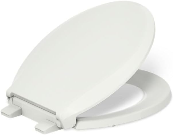 KOHLER 4639-RL-NY Cachet ReadyLatch Round Toilet Seat Soft Close, Dune