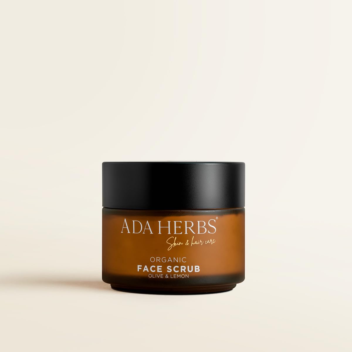 | Face Scrub with Olive & Lemon Extracts - Exfoliating and Revitalizing Scrub for All Skin Types - Made in France