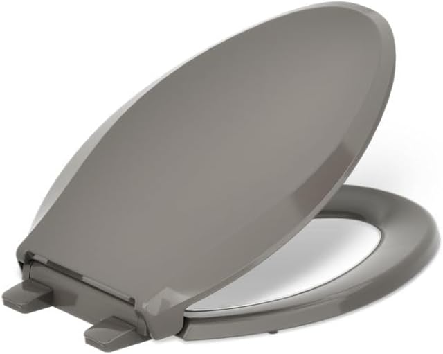 KOHLER CACHET® Nightlight Soft Close Toilet Seat Elongated, ReadyLatch®, Grip-Tight Hardware, Cashmere