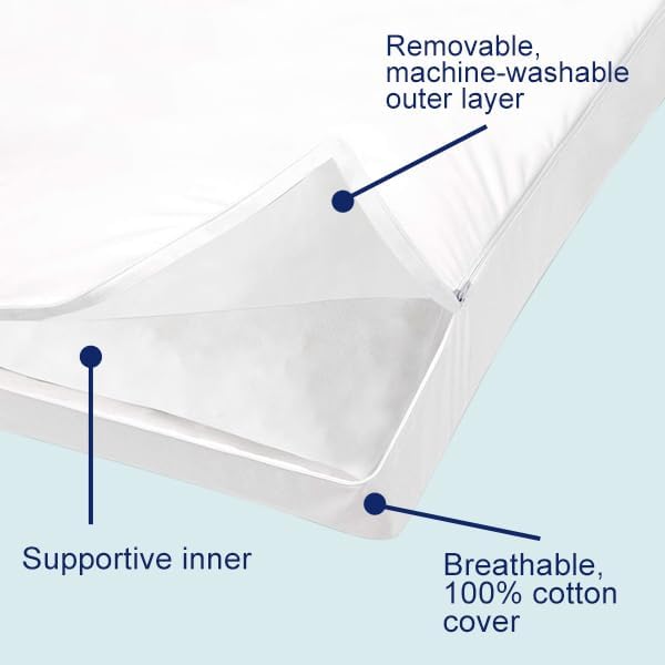 ACCURATEX Hybrid Pillow for Sleeping, Adjustable Shredded Memory Foam Pillow Core with Fluffy Down Alternative Fill Removable Cotton Cover,for Side,Back,Stomach Sleepers,Queen Size