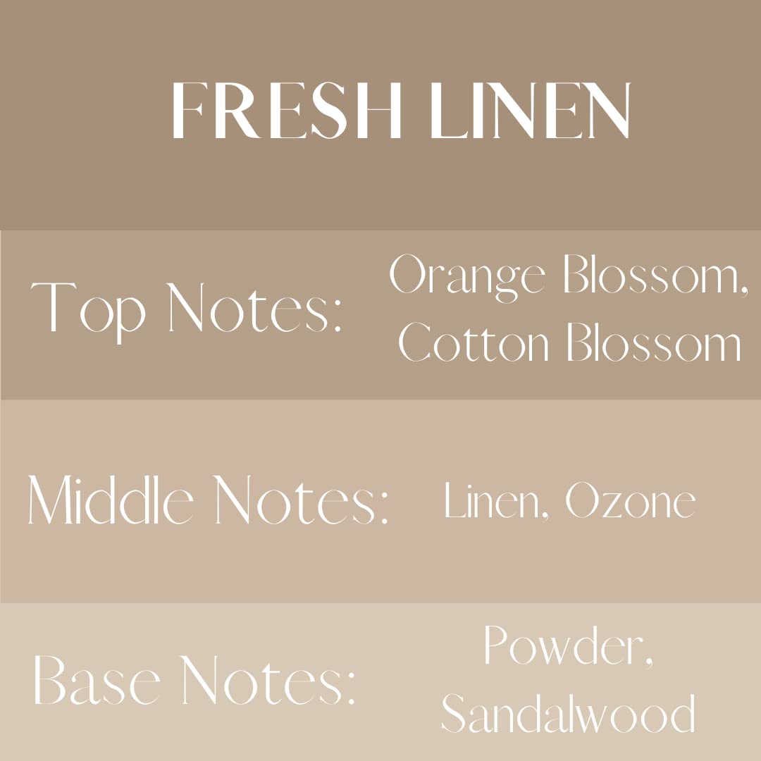 River Birch Fresh Linen Scented Linen and Room Spray | Home Fragrance | 4 oz Glass Amber Bottle | Luxury Signature Scent | Handmade in Texas