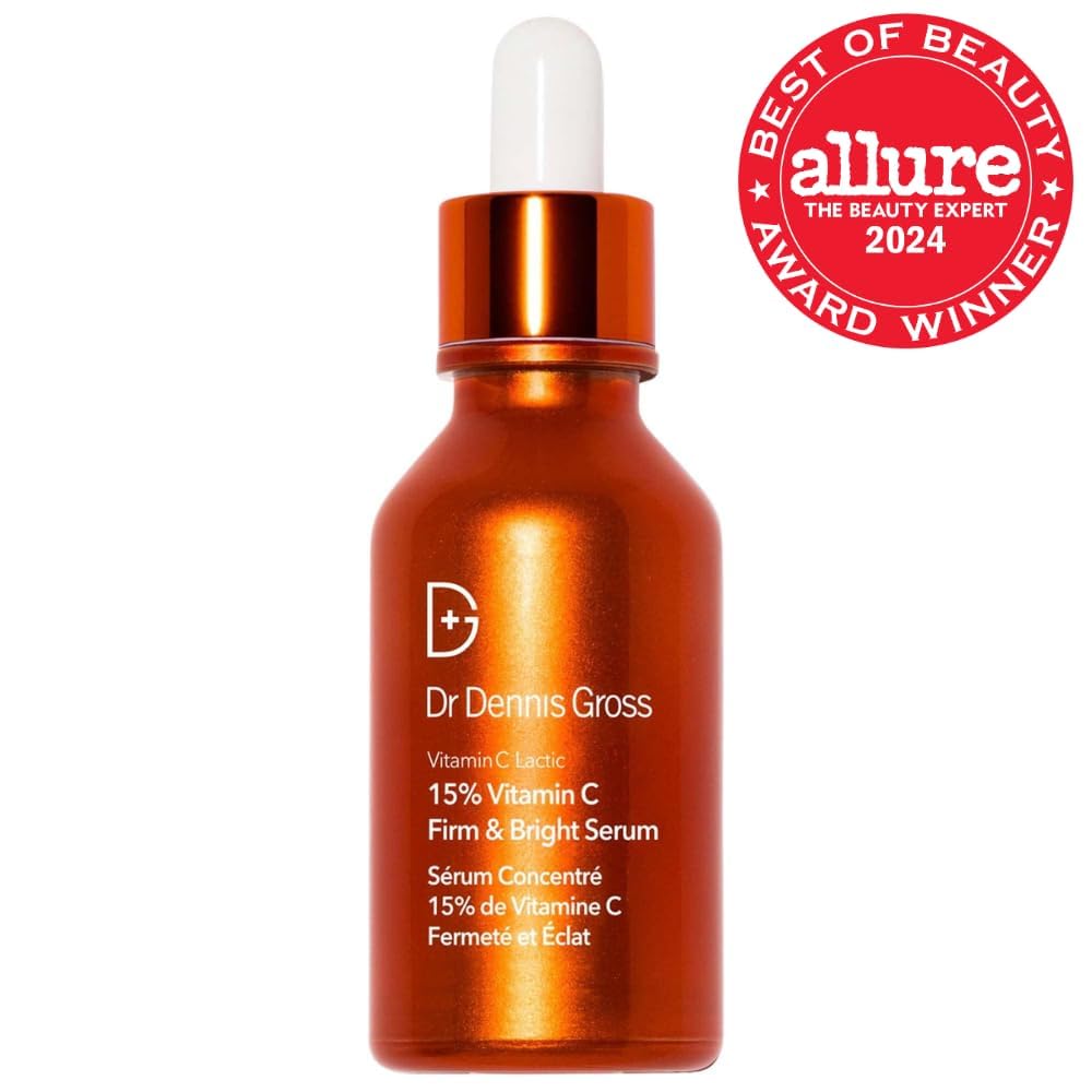 Dr Dennis Gross Vitamin C Lactic 15% Firm & Brighten Serum: Visibly Improve Signs of Aging, 1 oz