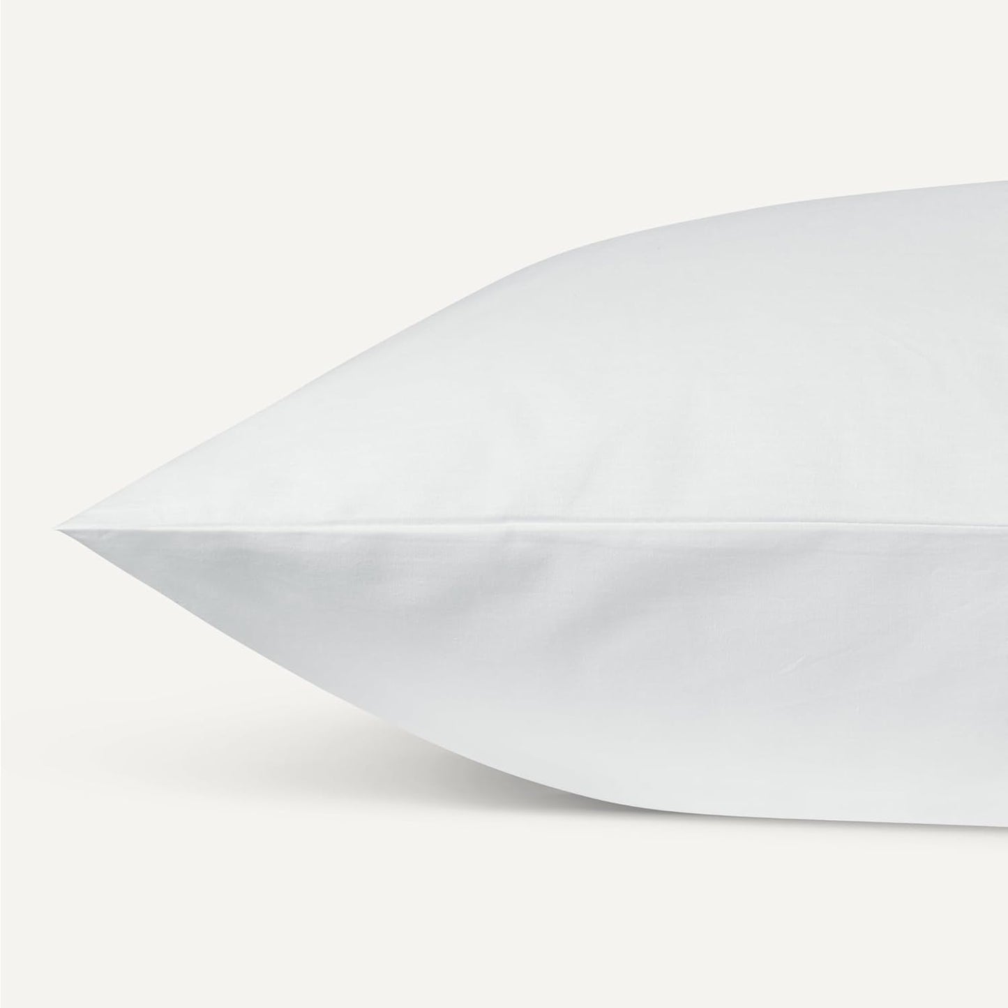 Amazon Basics Soft Organic Cotton Sheet Set with 2-Pieces Pillowcase, White, King