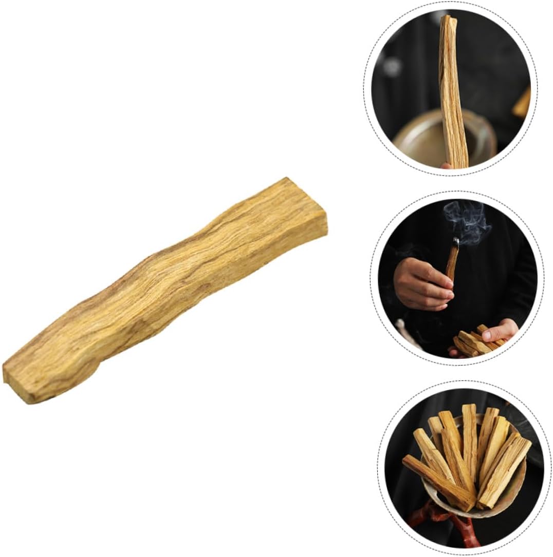 2Pcs Santo Wood Incense Sticks for Meditation and Smudging Natural Sacred Brazilian Smudge Sticks for Home Yoga Office and Ceremony Fragrance to Sleep and Negative Energy