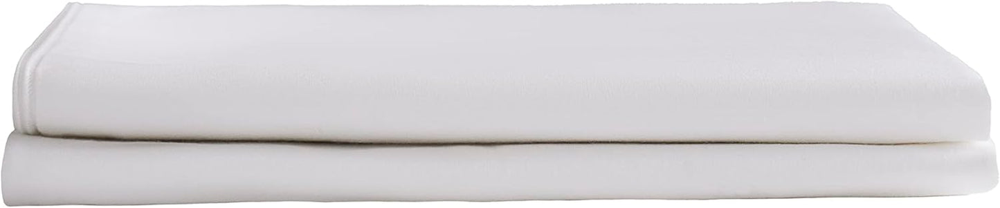 Sealy Performance 100% Cotton Breathable Moisture Wicking Fabric Machine Washable Zippered Pillow Protector, Standard/Queen Size, 2 Pack, White