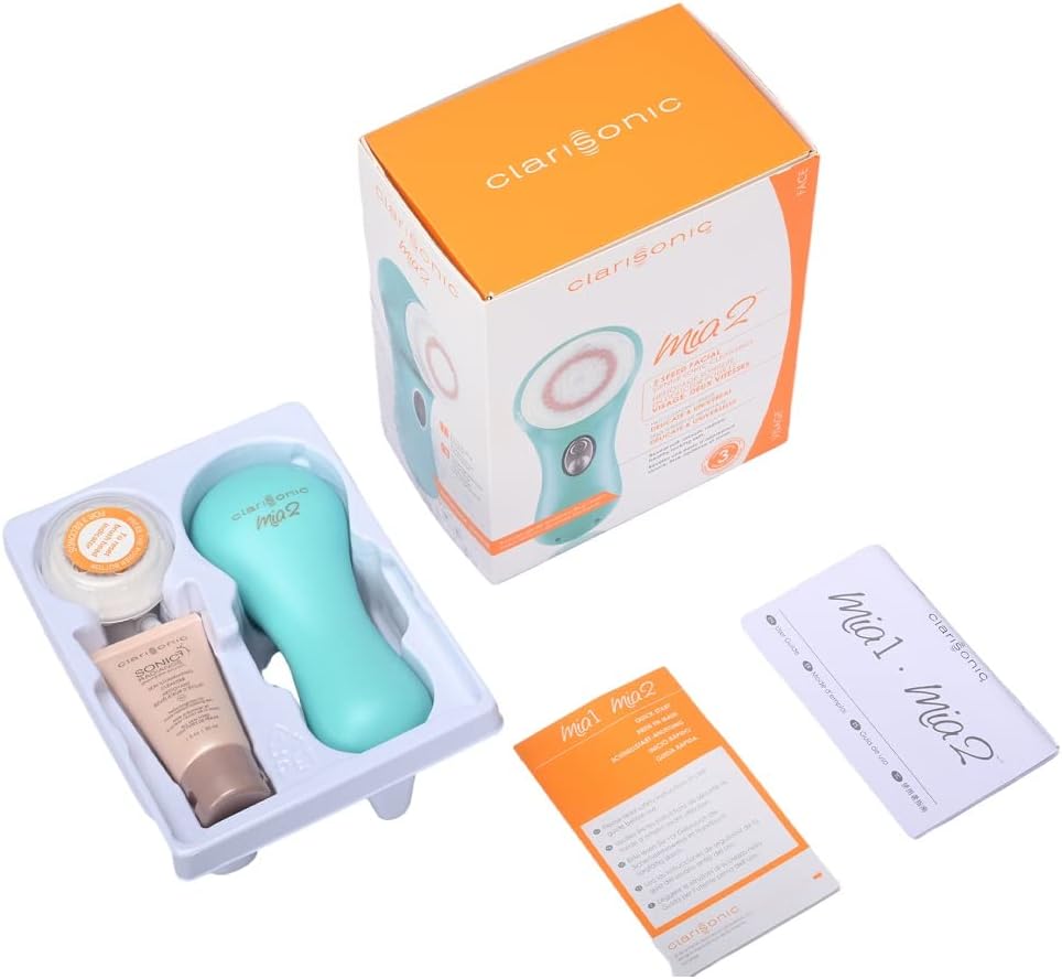 Clarisonic Mia 2, Sonic Facial Cleansing Brush System, Sea Breeze